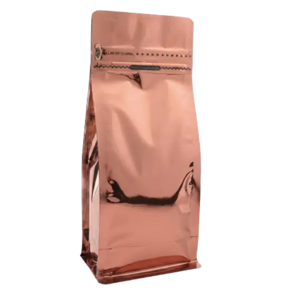Bronz Metalize Kilitli Flat Bottom